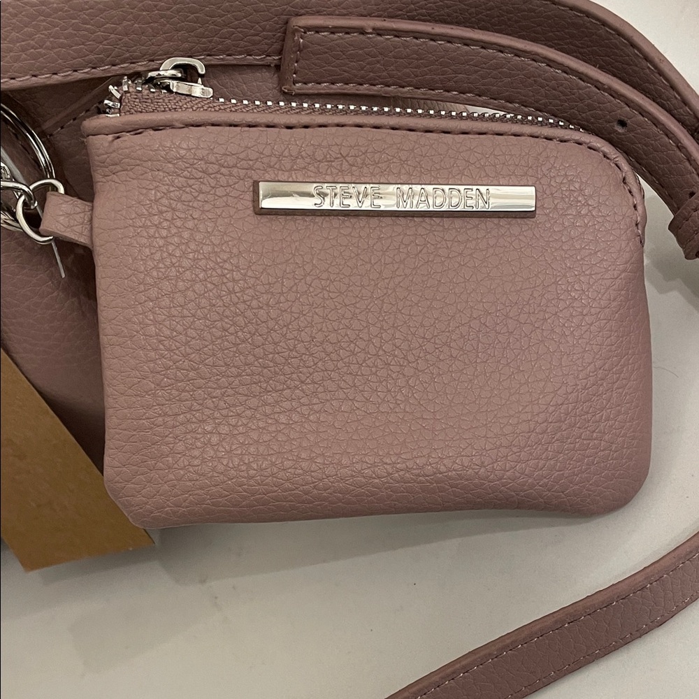 Steve Madden BBlair Mauve Satchel Bag - Picture 2 of 14
